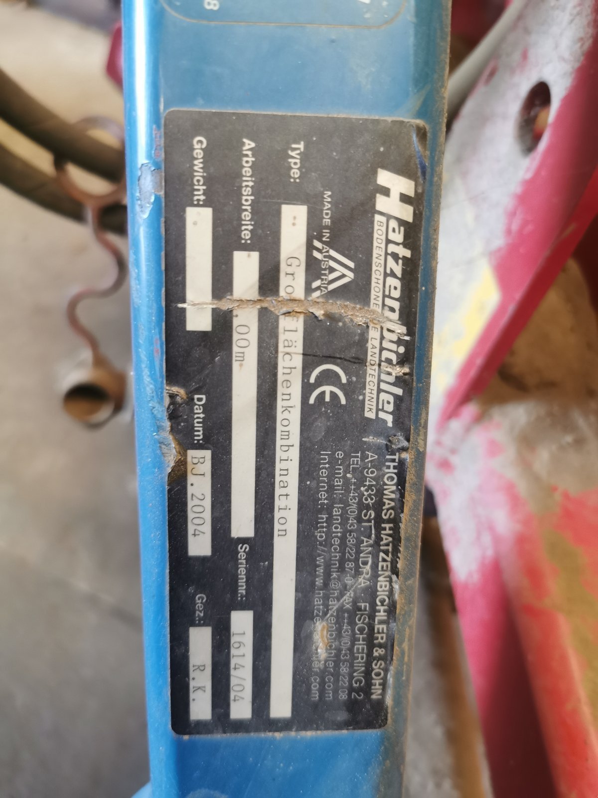 Maishackgerät Türe ait Hatzenbichler Hackstriegel, Gebrauchtmaschine içinde Sankt Leonhard am Hornerwald  (resim 3)