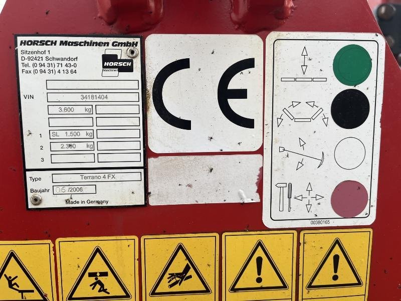 Maishackgerät typu Horsch TERRANO4FX, Gebrauchtmaschine v CHATEAUBRIANT CEDEX (Obrázek 6)