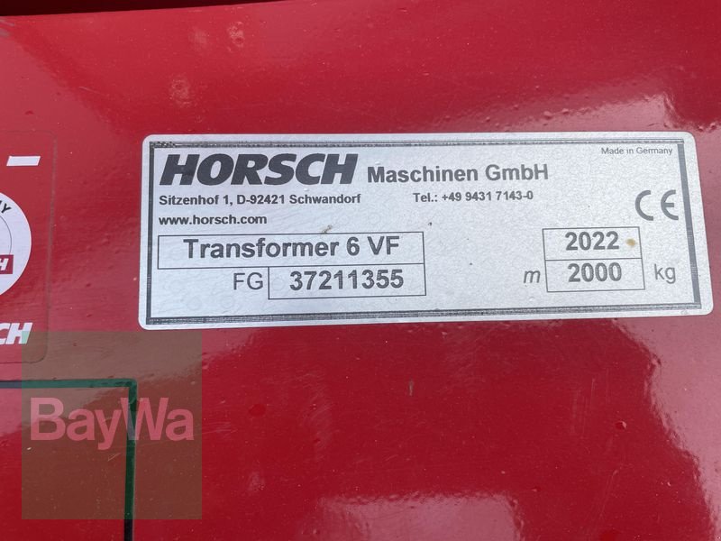 Maishackgerät du type Horsch TRANSFORMER 6 VF, Gebrauchtmaschine en Bamberg (Photo 14)