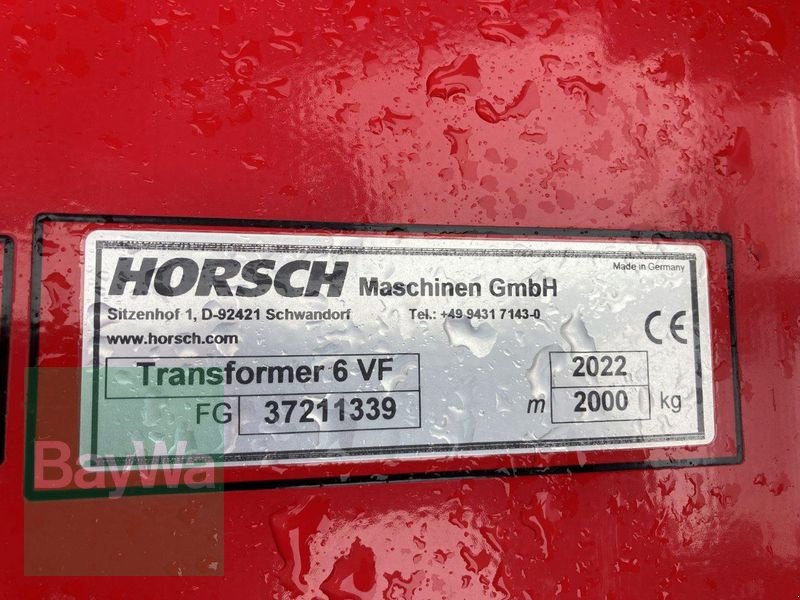 Maishackgerät des Typs Horsch TRANSFORMER 6 VF, Vorführmaschine in Lupburg (Bild 5)