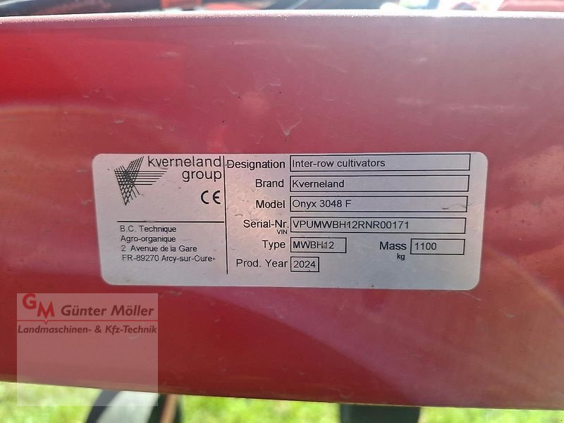 Maishackgerät Türe ait Kverneland Onyx 3048F, Vorführmaschine içinde St. Michaelisdonn (resim 7)