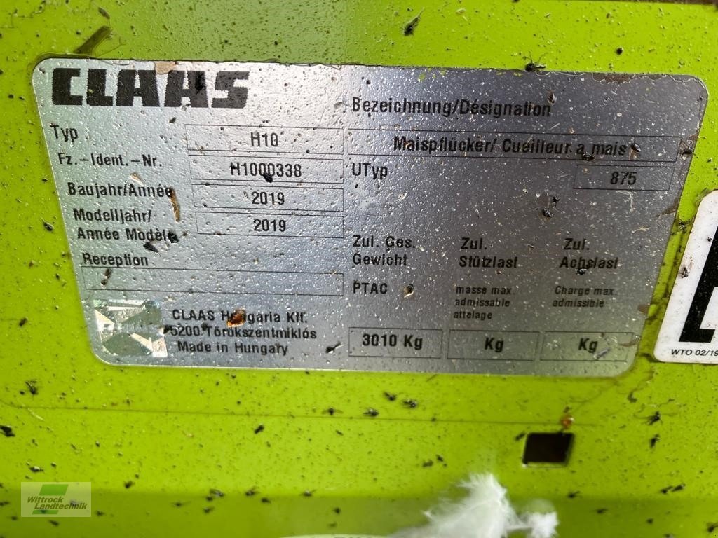 Maispflückvorsatz des Typs CLAAS Corio 8-75 FC, Gebrauchtmaschine in Georgsheil (Bild 16)