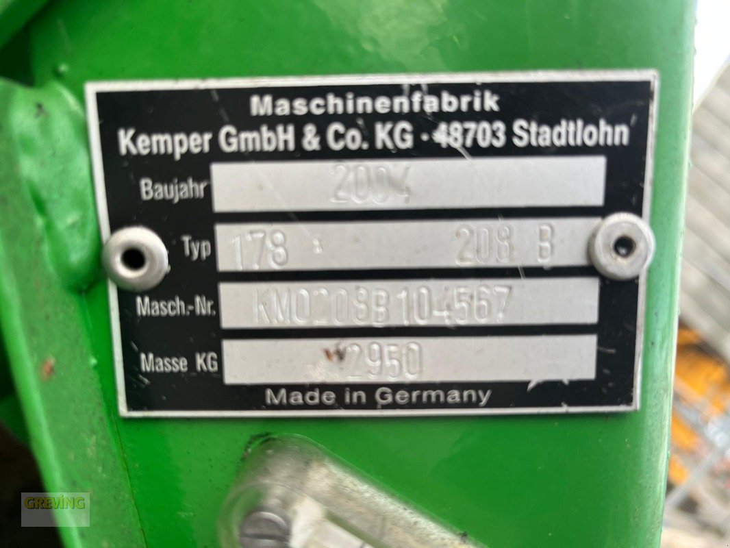 Maispflückvorsatz typu Kemper 178-208B, Gebrauchtmaschine w Ahaus (Zdjęcie 20)