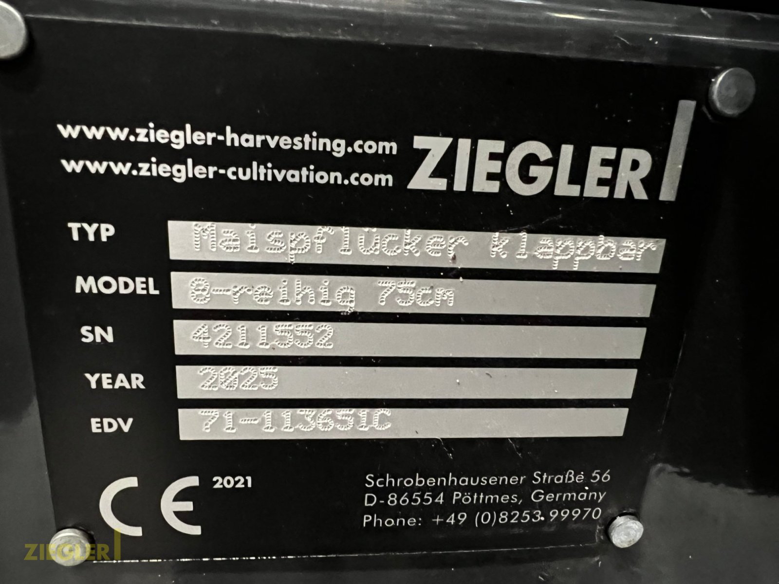 Maispflückvorsatz типа Ziegler Corn Master X 6x75cm, Gebrauchtmaschine в Pöttmes (Фотография 16)