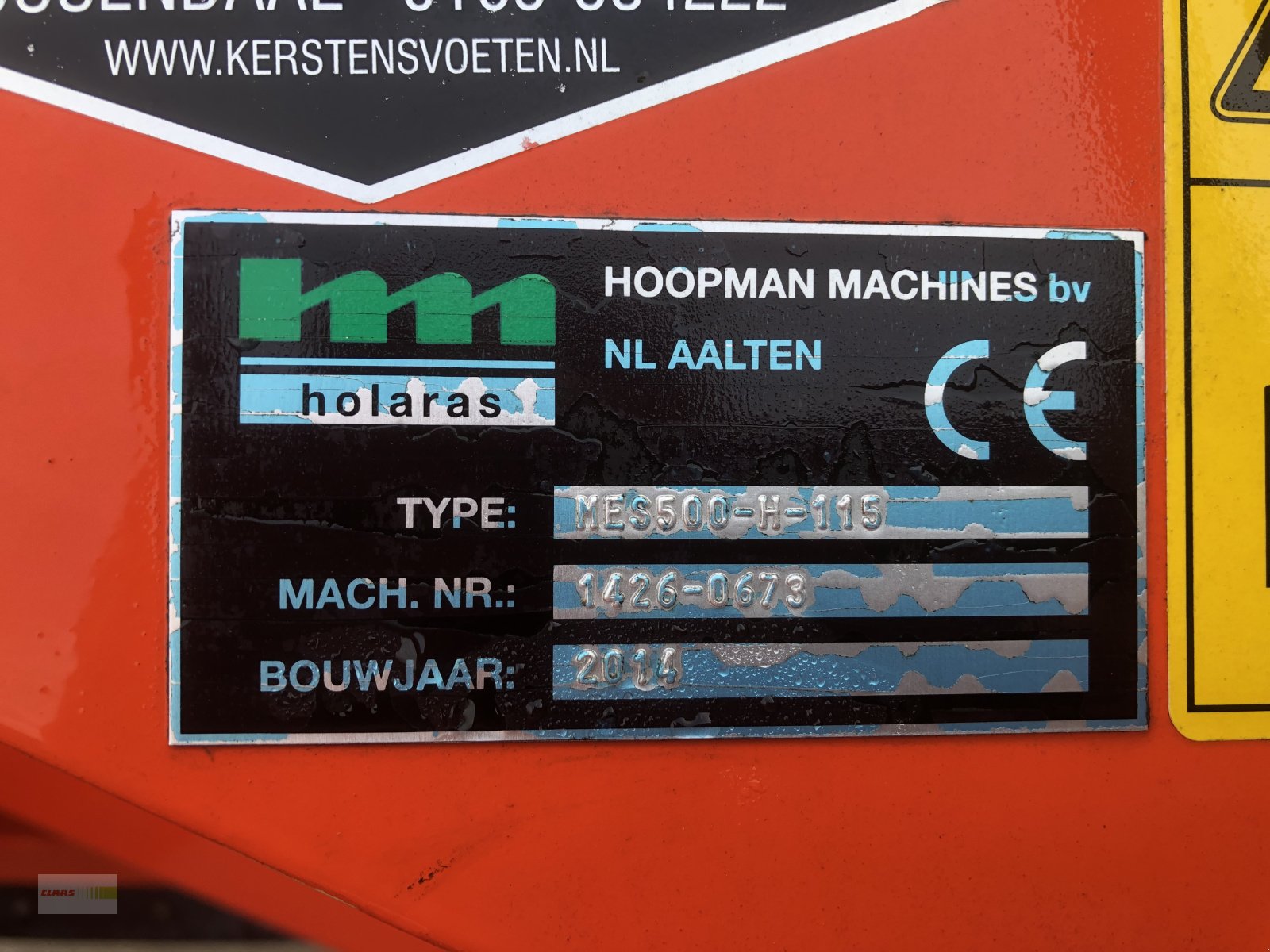 Maisschiebeschild типа Holaras ME-5500-H-115, Gebrauchtmaschine в Langenau (Фотография 5)