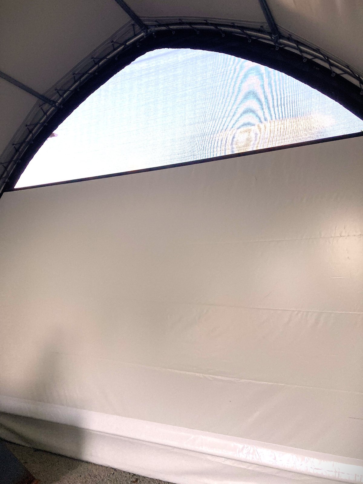 Maschinenhalle des Typs AGROTEL Rundbogenhalle  10,40lg x 6,20 br, Gebrauchtmaschine in Murnau (Bild 2)