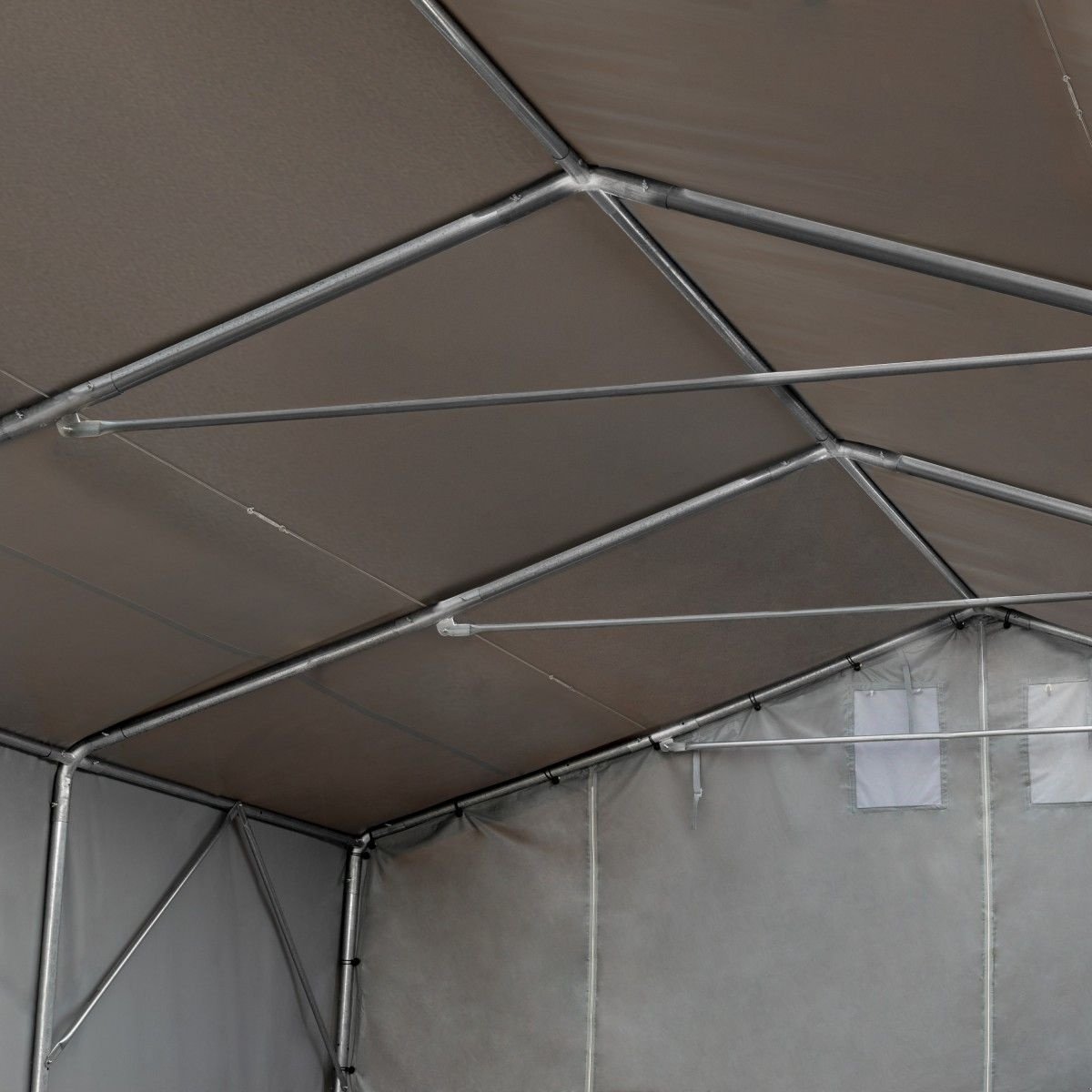 Maschinenhalle typu Toolport Lagerzelt 3x6-8x16 Zelthalle Industriezelt Zeltgarage Unterstand Hallen, Neumaschine v Norderstedt (Obrázek 8)