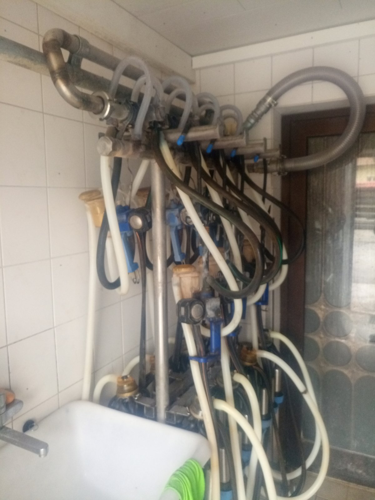 Melkanlage des Typs Alfa Laval Absauganlage, Gebrauchtmaschine in Traunstein (Bild 2)