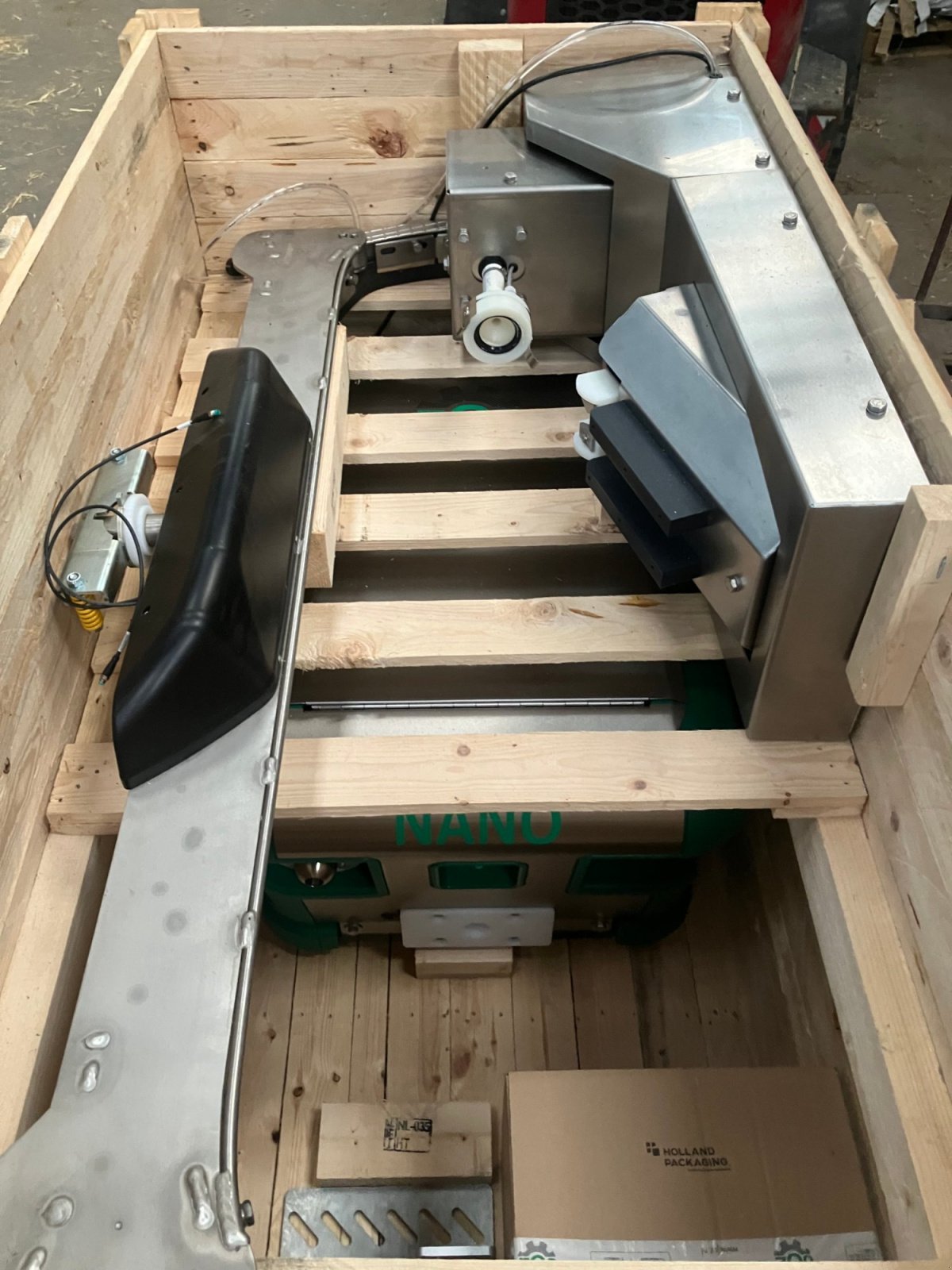 Melkroboter des Typs JOZ Nano mestrobot, Neumaschine in Sas van gent (Bild 3)