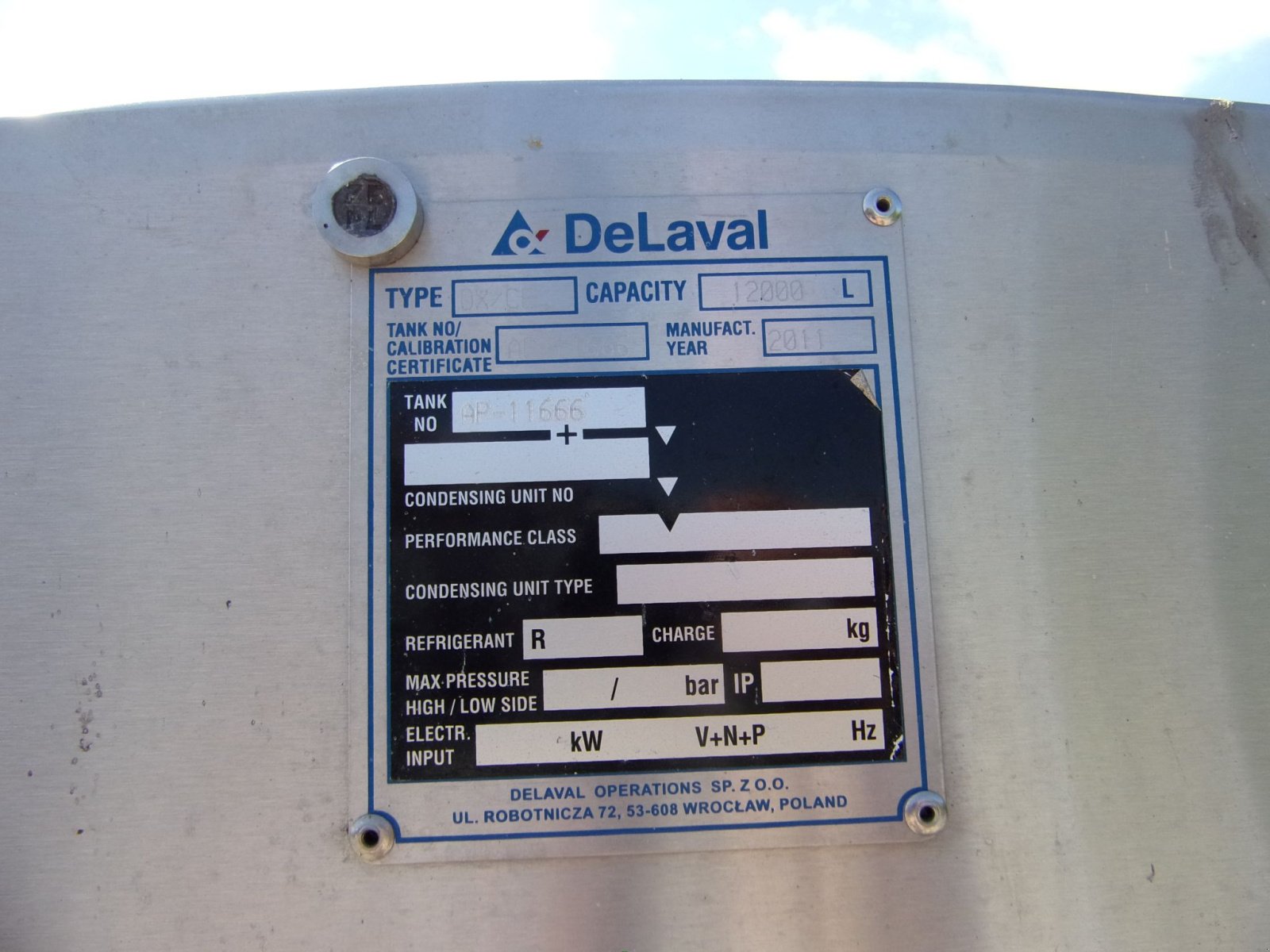 Milchkühltank typu DeLaval DXCE 12000, Gebrauchtmaschine v Übersee (Obrázek 6)