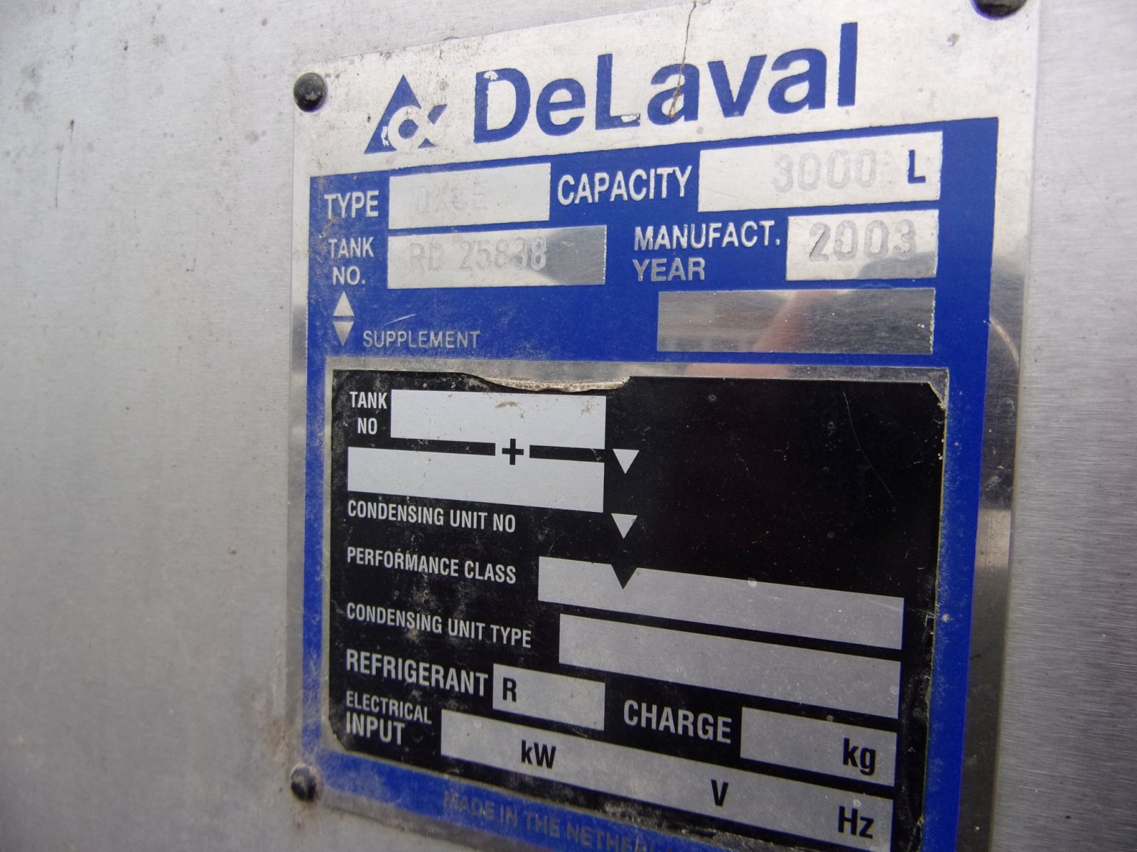 Milchkühltank typu DeLaval DXCE 3000, Gebrauchtmaschine v Übersee (Obrázek 5)