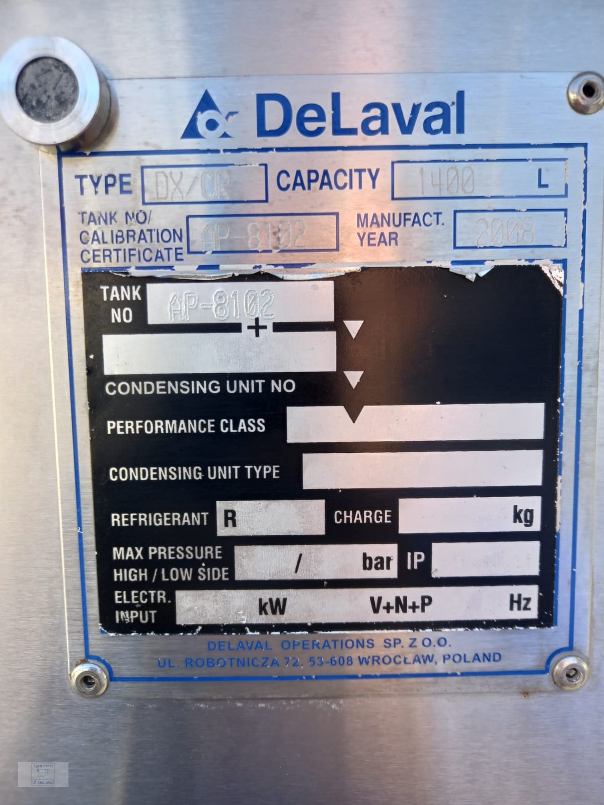 Milchkühltank des Typs DeLaval DXCR, Gebrauchtmaschine in Hutthurm (Bild 5)