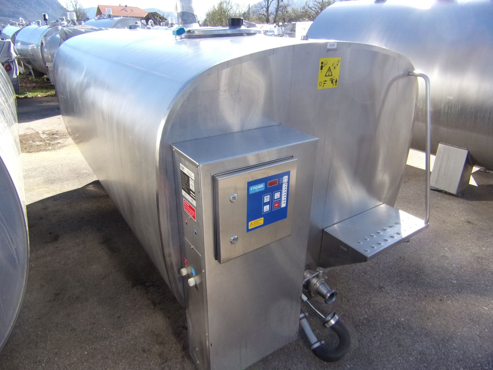 Milchkühltank des Typs Etscheid KT 3100, Gebrauchtmaschine in Übersee (Bild 1)