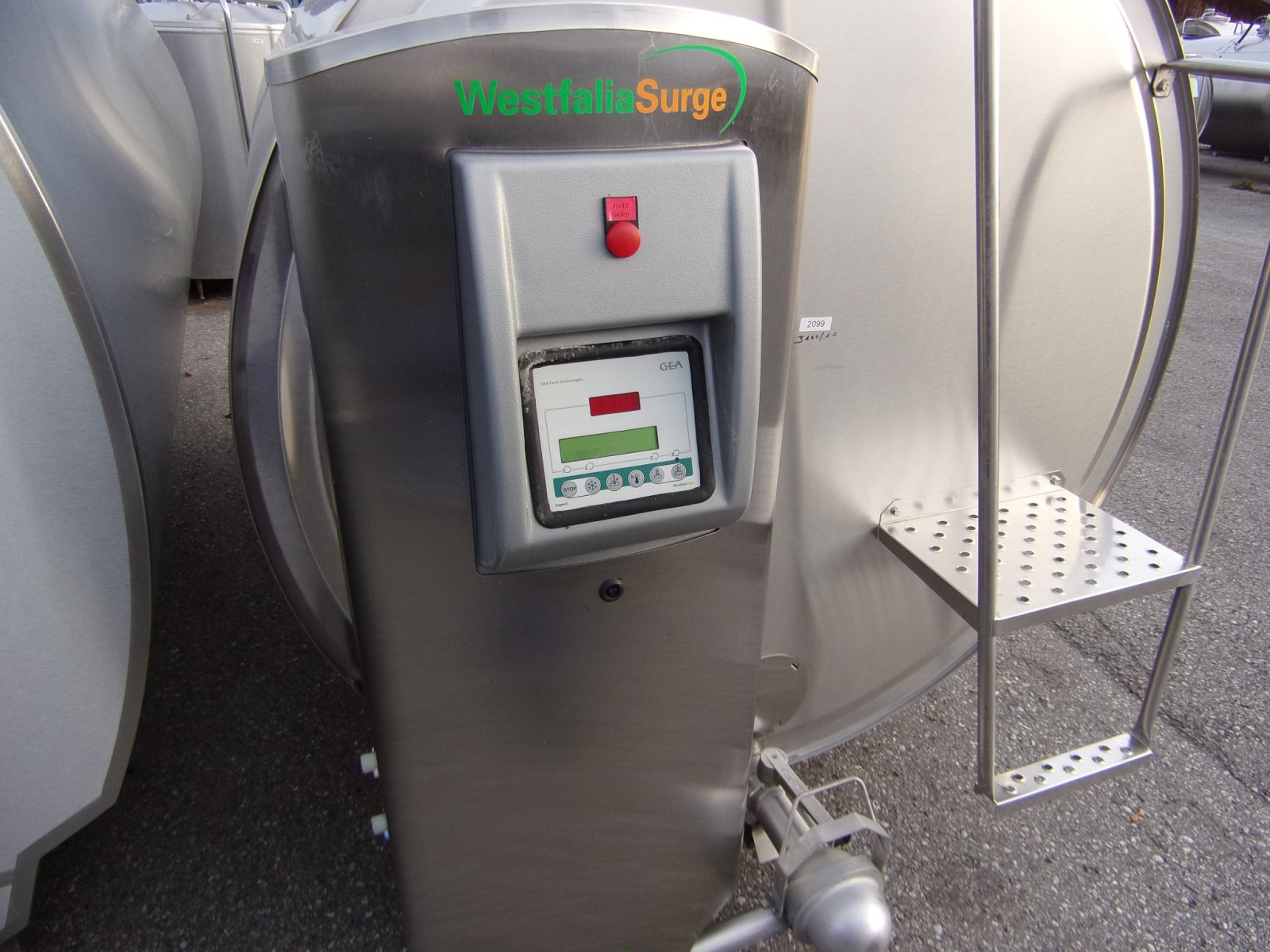 Milchkühltank des Typs Westfalia Kryos 3100, Gebrauchtmaschine in Übersee (Bild 2)