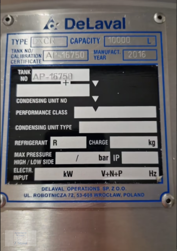 Milchtank типа DeLaval DXCR 10000, Gebrauchtmaschine в Salzweg (Фотография 5)