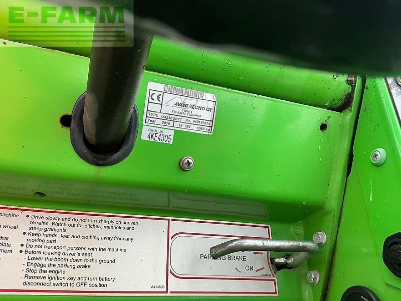 Minibagger of the type Avant 423 compact telescopic telehandler (st25735), Gebrauchtmaschine in SHAFTESBURY (Picture 21)