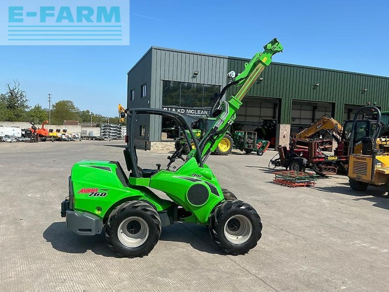Minibagger типа Avant 760i telescopic compact loading shovel (st26540), Gebrauchtmaschine в SHAFTESBURY (Фотография 1)