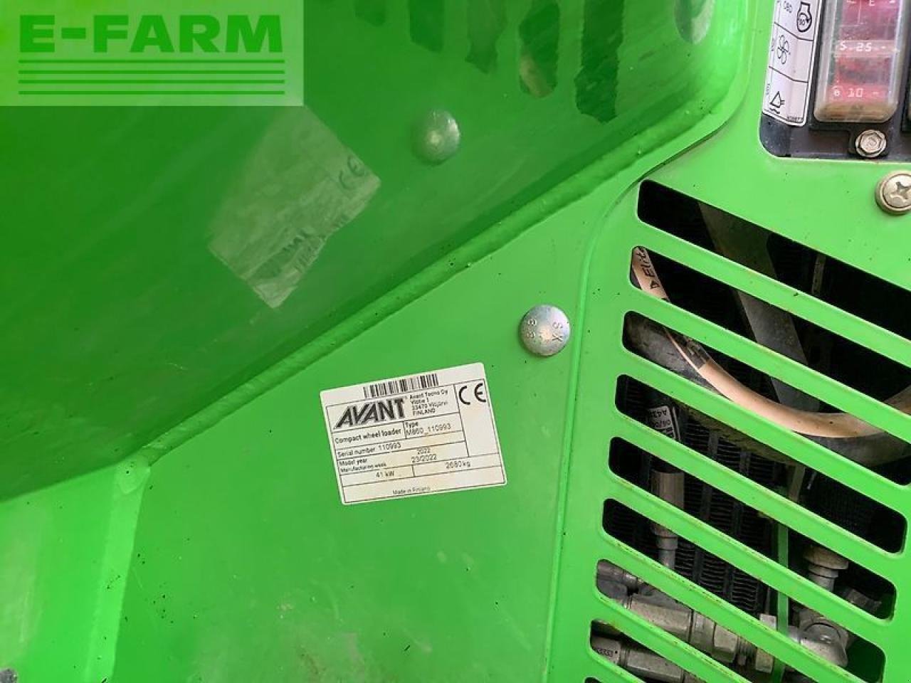 Minibagger of the type Avant 860i telescopic loading shovel (st25165), Gebrauchtmaschine in SHAFTESBURY (Picture 15)