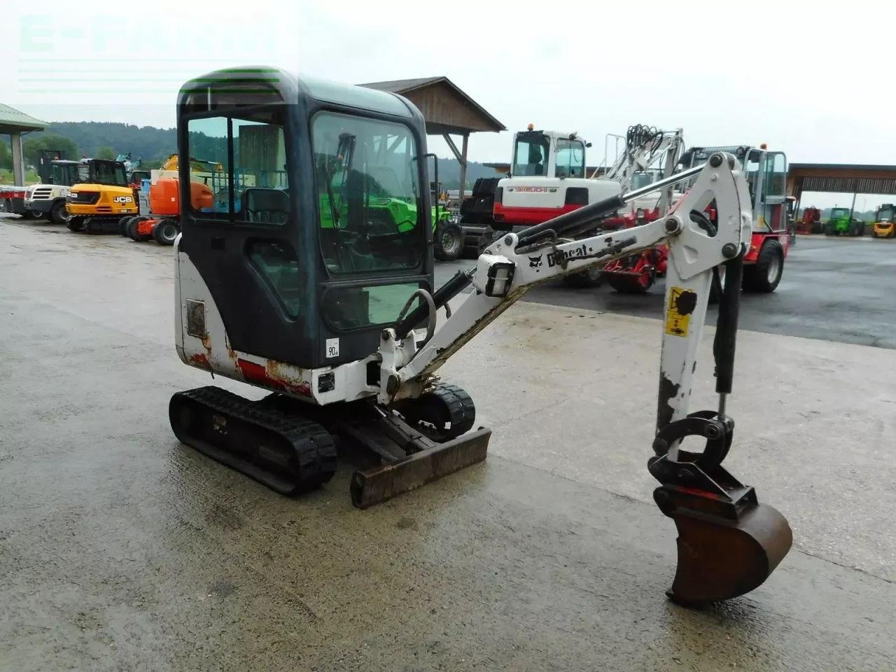 Minibagger des Typs Bobcat 319k ( 1.400kg ) schnellwechsler + verstellfahrw, Gebrauchtmaschine in ST. NIKOLAI/DR. (Bild 5)