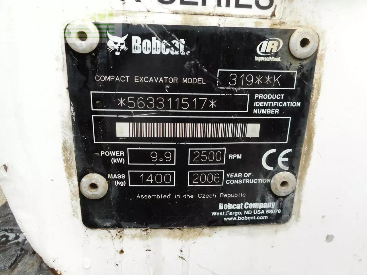 Minibagger des Typs Bobcat 319k ( 1.400kg ) schnellwechsler + verstellfahrw, Gebrauchtmaschine in ST. NIKOLAI/DR. (Bild 7)