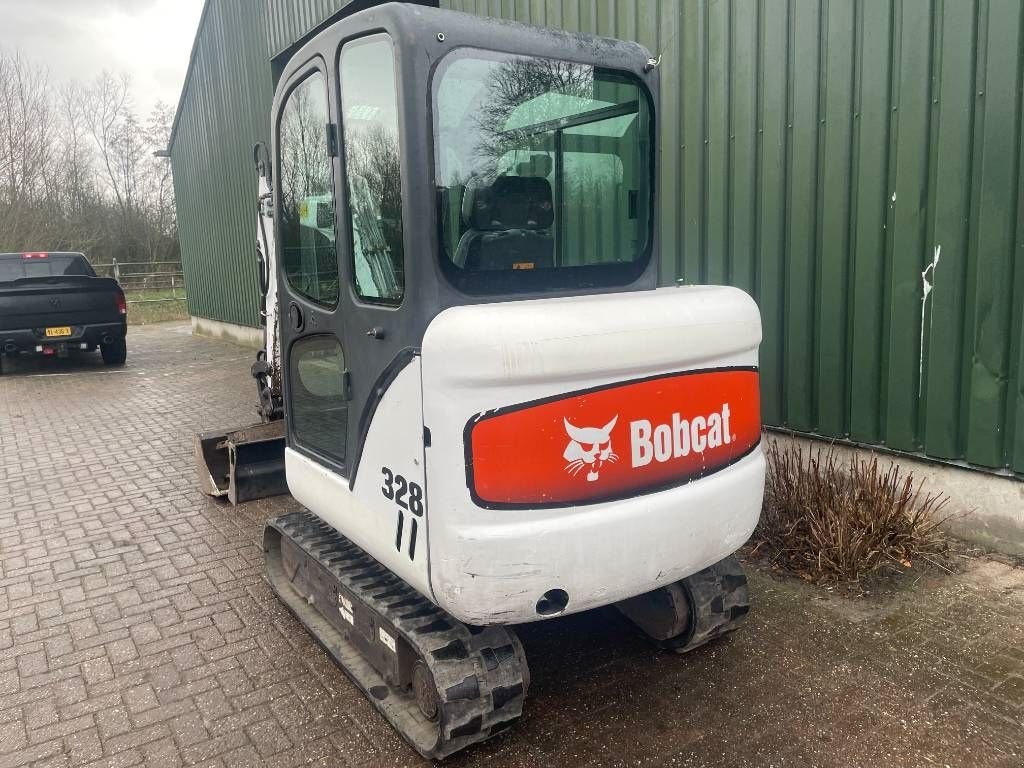 Minibagger van het type Bobcat 328 Minigraver, Gebrauchtmaschine in Udenhout (Foto 8)