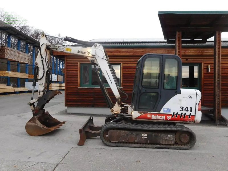 Minibagger от тип Bobcat 341 d ( 5.300kg ) sw + schaufel + hydr. niederha, Gebrauchtmaschine в ST. NIKOLAI/DR.