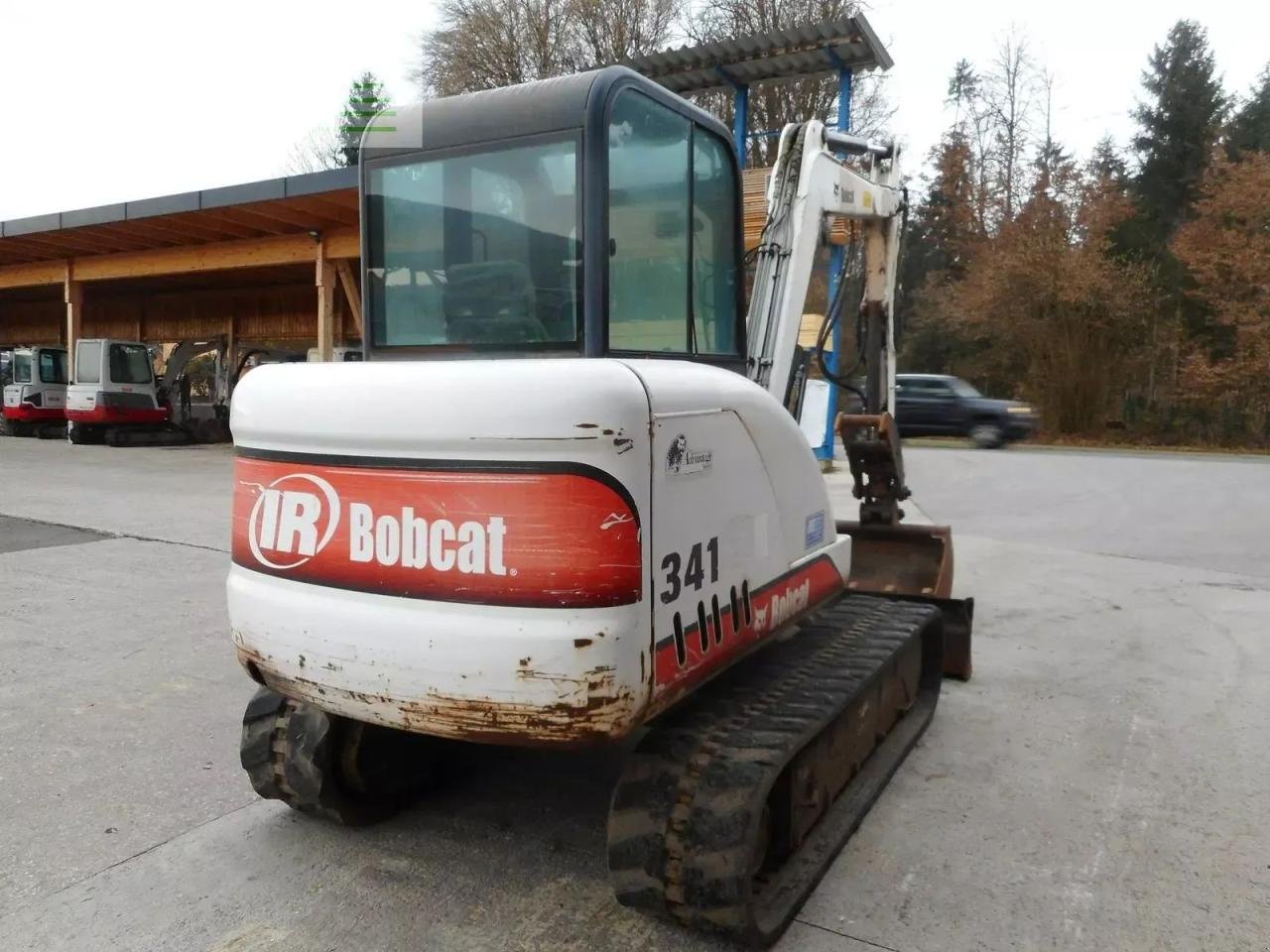 Minibagger от тип Bobcat 341 d ( 5.300kg ) sw + schaufel + hydr. niederha, Gebrauchtmaschine в ST. NIKOLAI/DR. (Снимка 4)