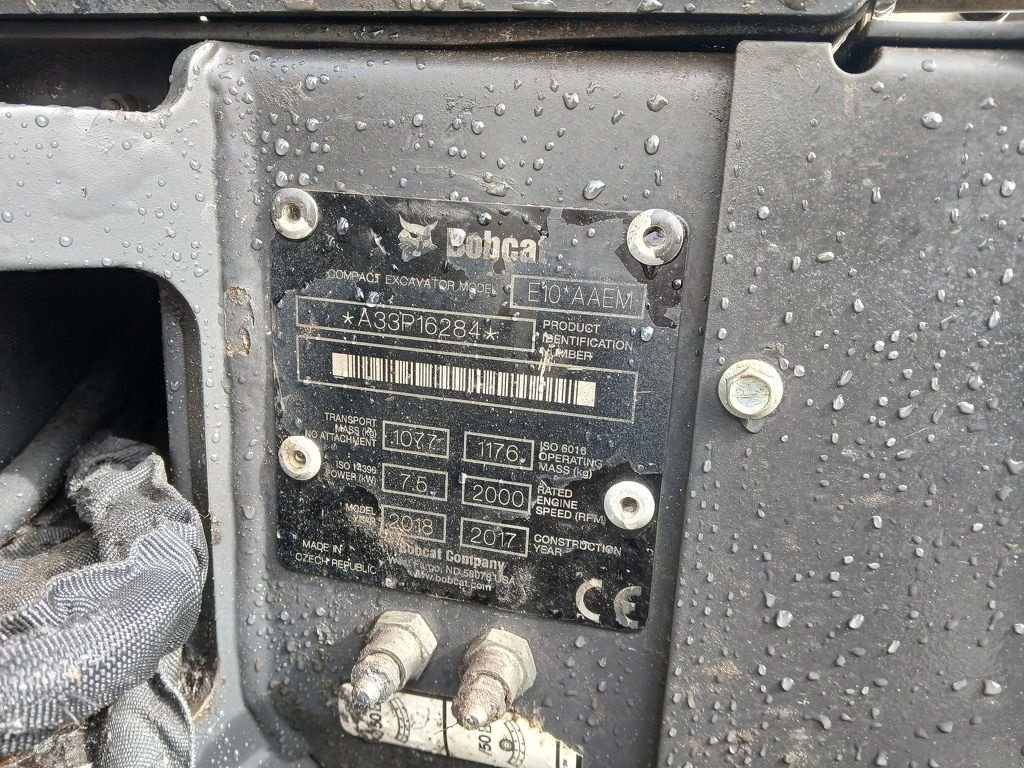Minibagger типа Bobcat E10, Gebrauchtmaschine в Swifterbant (Фотография 10)