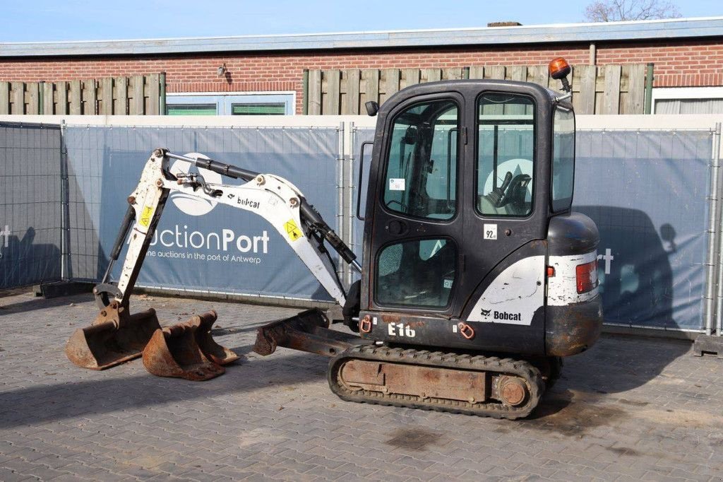 Minibagger Türe ait Bobcat E16, Gebrauchtmaschine içinde Antwerpen (resim 3)