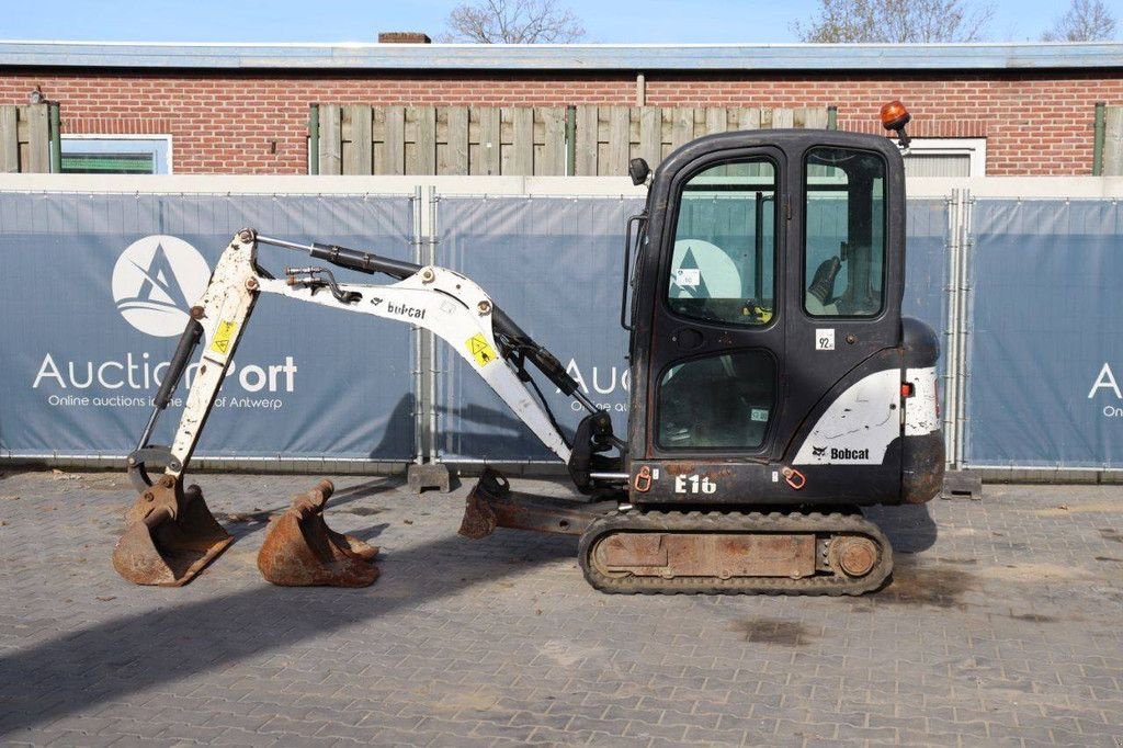 Minibagger Türe ait Bobcat E16, Gebrauchtmaschine içinde Antwerpen (resim 2)