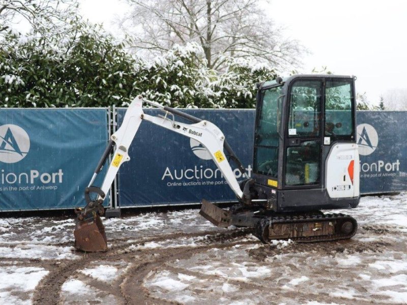 Bobcat E19, Gebrauchtmaschine, Baujahr: 2016 (Bild 1) Minibagger des Typs Bobcat E19, Gebrauchtmaschine in Antwerpen (Bild 1)