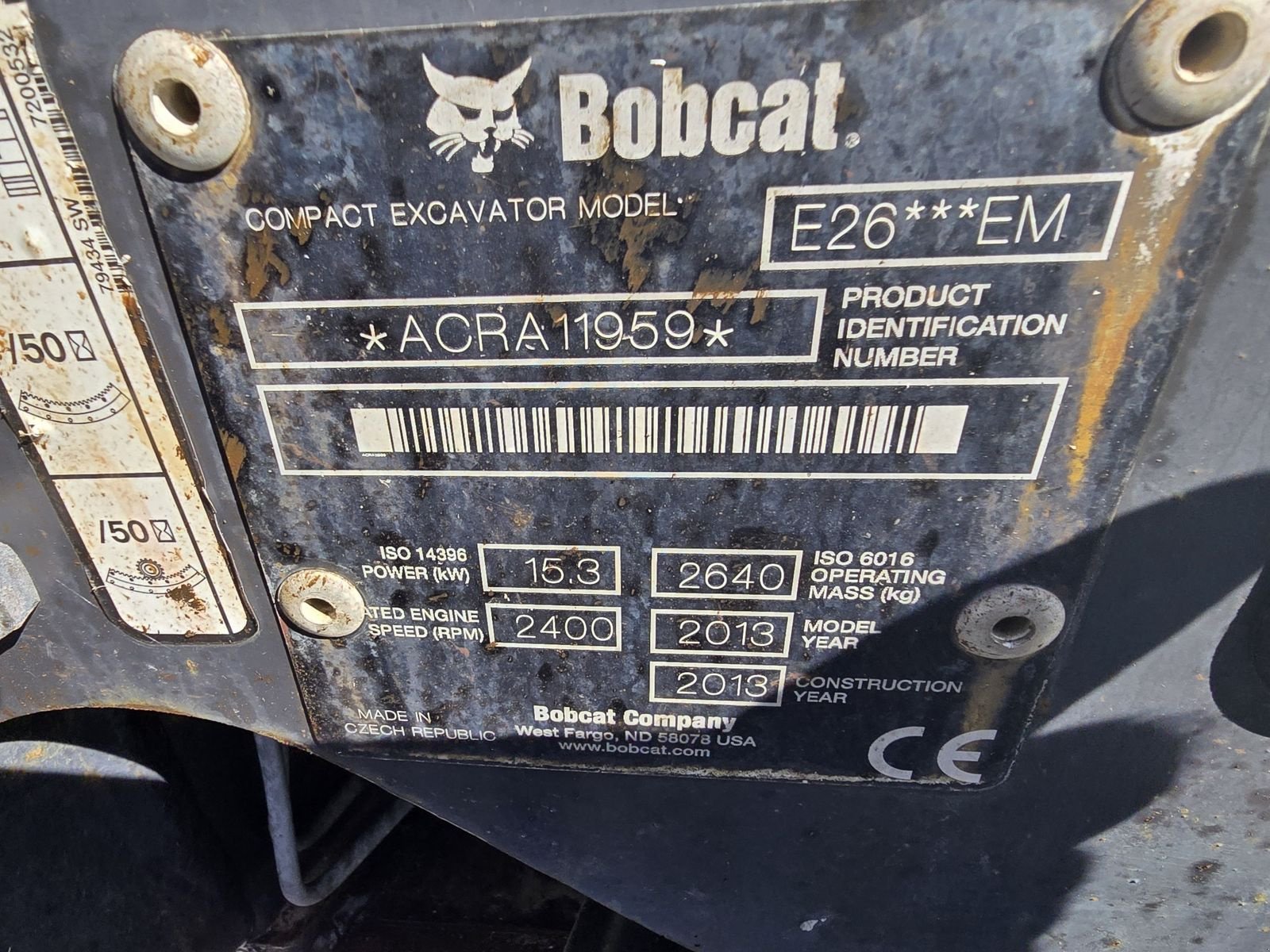 Minibagger of the type Bobcat E26, Gebrauchtmaschine in Gabersdorf (Picture 16)