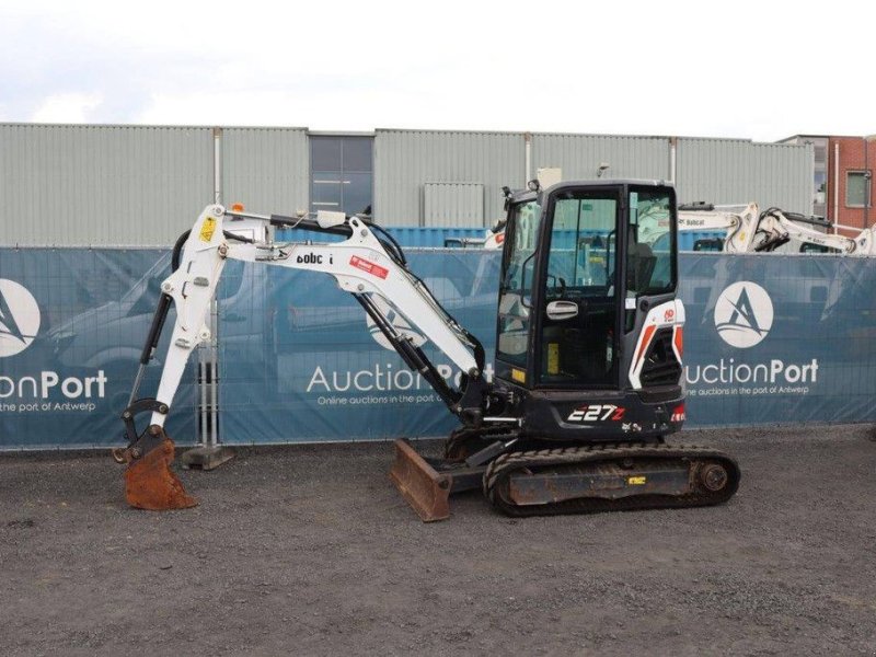 Bobcat E27Z, Gebrauchtmaschine, Baujahr: 2018 (Bild 1) Minibagger des Typs Bobcat E27Z, Gebrauchtmaschine in Antwerpen (Bild 1)