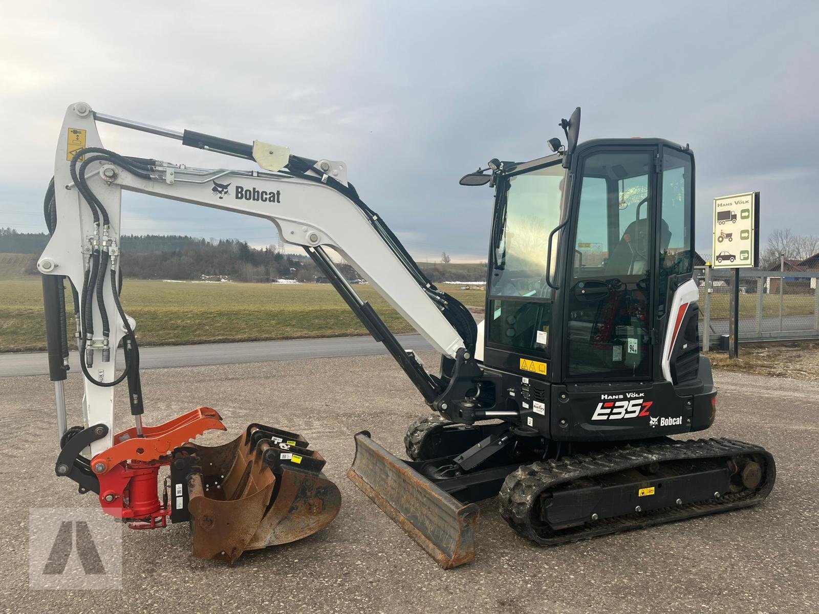 Minibagger del tipo Bobcat E35z, Neumaschine In Tettenweis I Karpfham (Immagine 10)