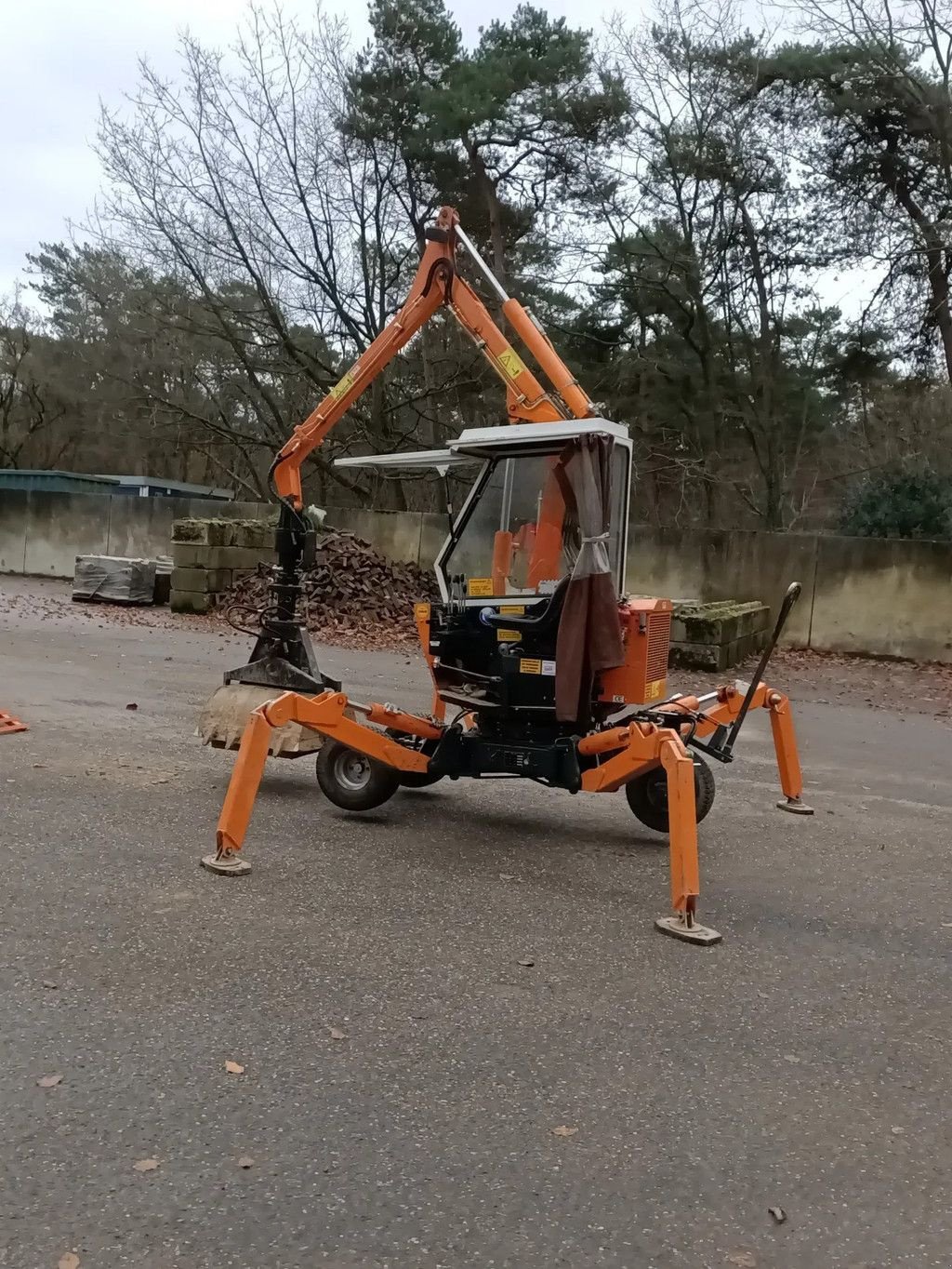Minibagger Türe ait Boki 2551, Gebrauchtmaschine içinde Groningen (resim 2)