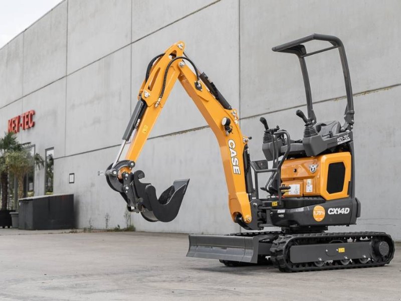 Case CX14D, Neumaschine, Baujahr: 2022 (Bild 1) Minibagger des Typs Case CX14D, Neumaschine in Moerbeke (Bild 1)