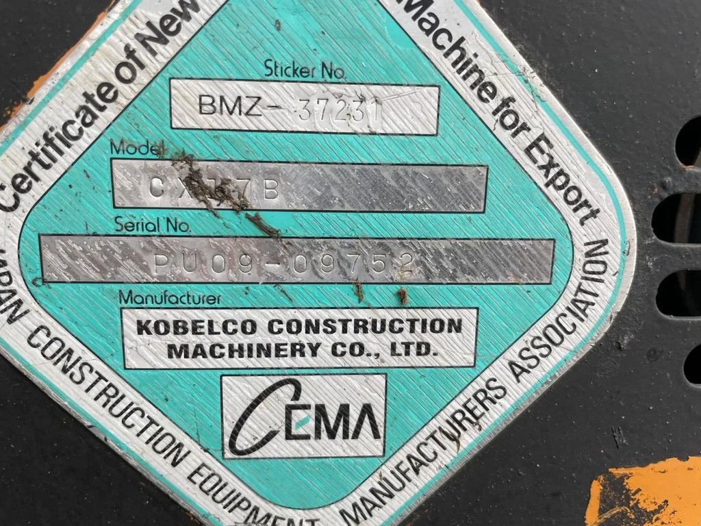 Minibagger типа Case CX17B Graafmachine Minigraver 1,7 tons, Gebrauchtmaschine в Lunteren (Фотография 5)