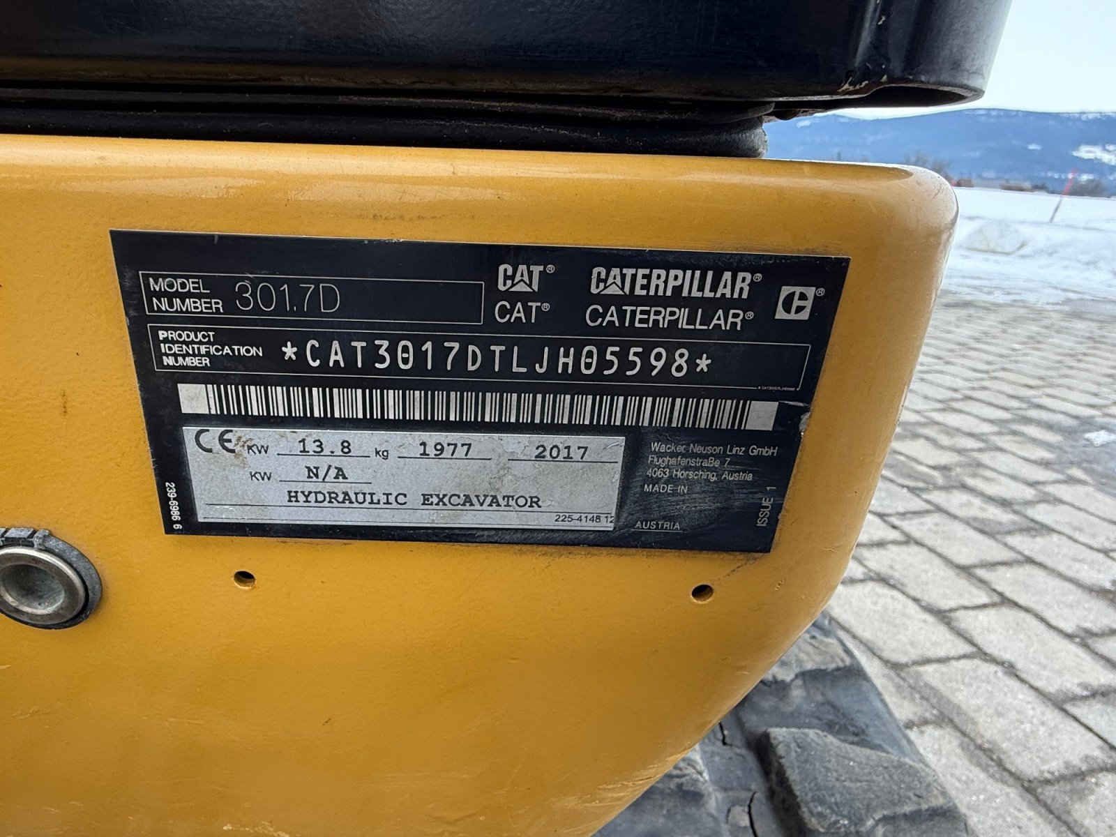 Minibagger van het type CAT 301.7D, Gebrauchtmaschine in Neureichenau (Foto 16)