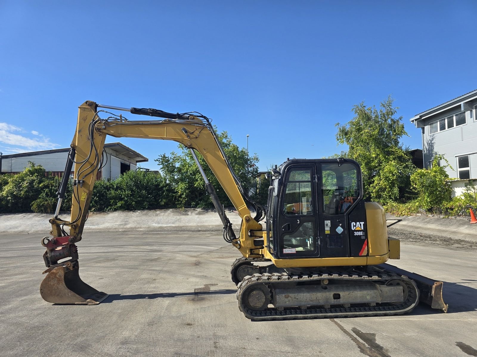Minibagger del tipo CAT 308E2CR, Gebrauchtmaschine en Gabersdorf (Imagen 2)