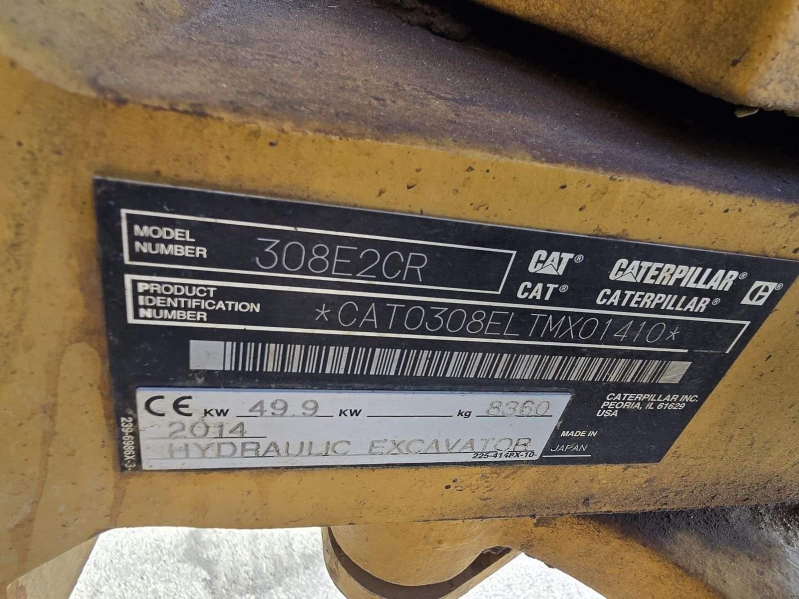 Minibagger del tipo CAT 308E2CR, Gebrauchtmaschine en Gabersdorf (Imagen 21)