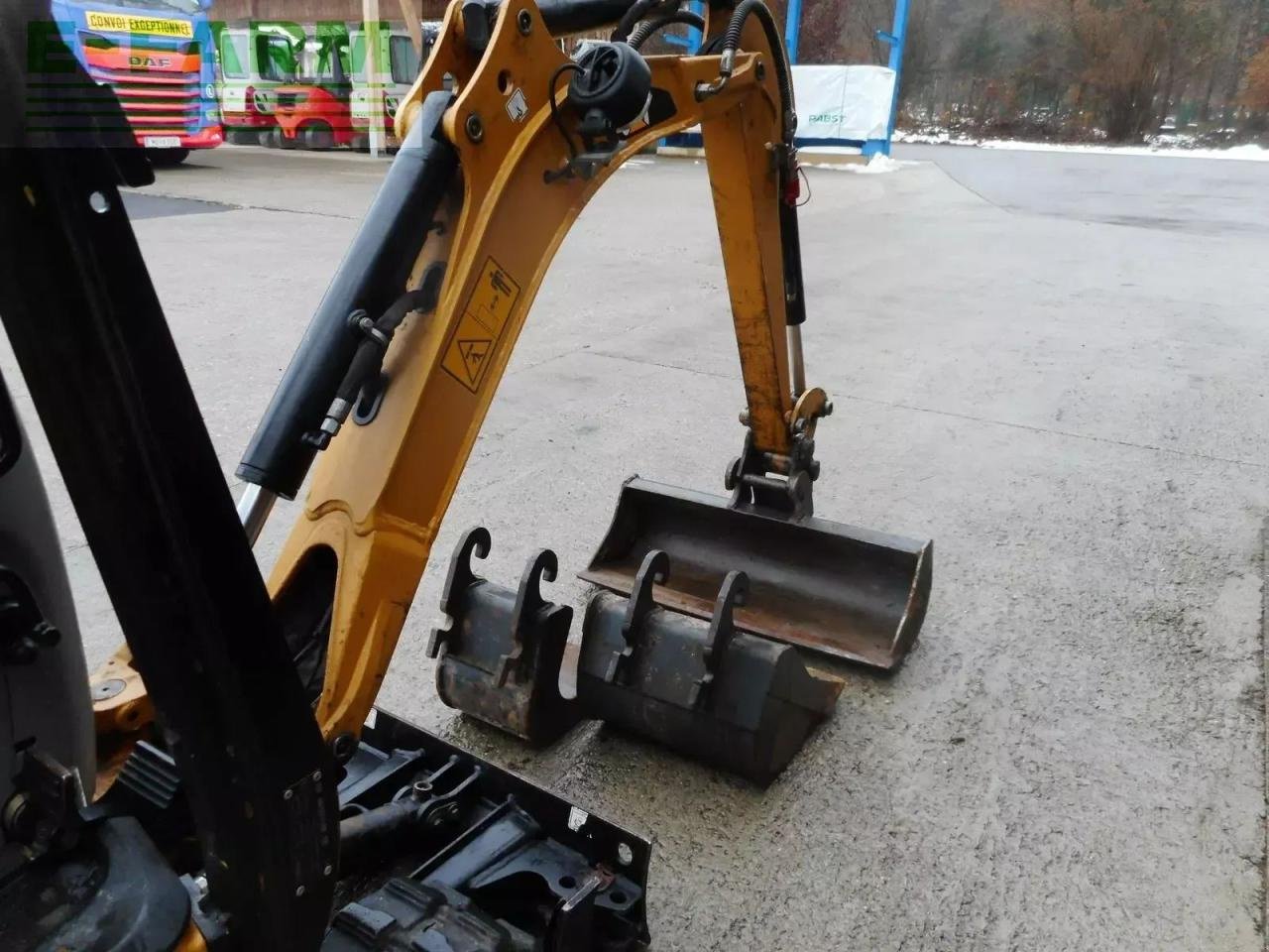 Minibagger typu Caterpillar 300.9d ( 1.087kg ) mit sw + 3 löffel, Gebrauchtmaschine w ST. NIKOLAI/DR. (Zdjęcie 14)