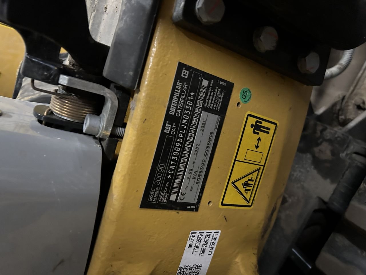 Minibagger typu Caterpillar 300.9D, Gebrauchtmaschine v Ederveen (Obrázek 4)