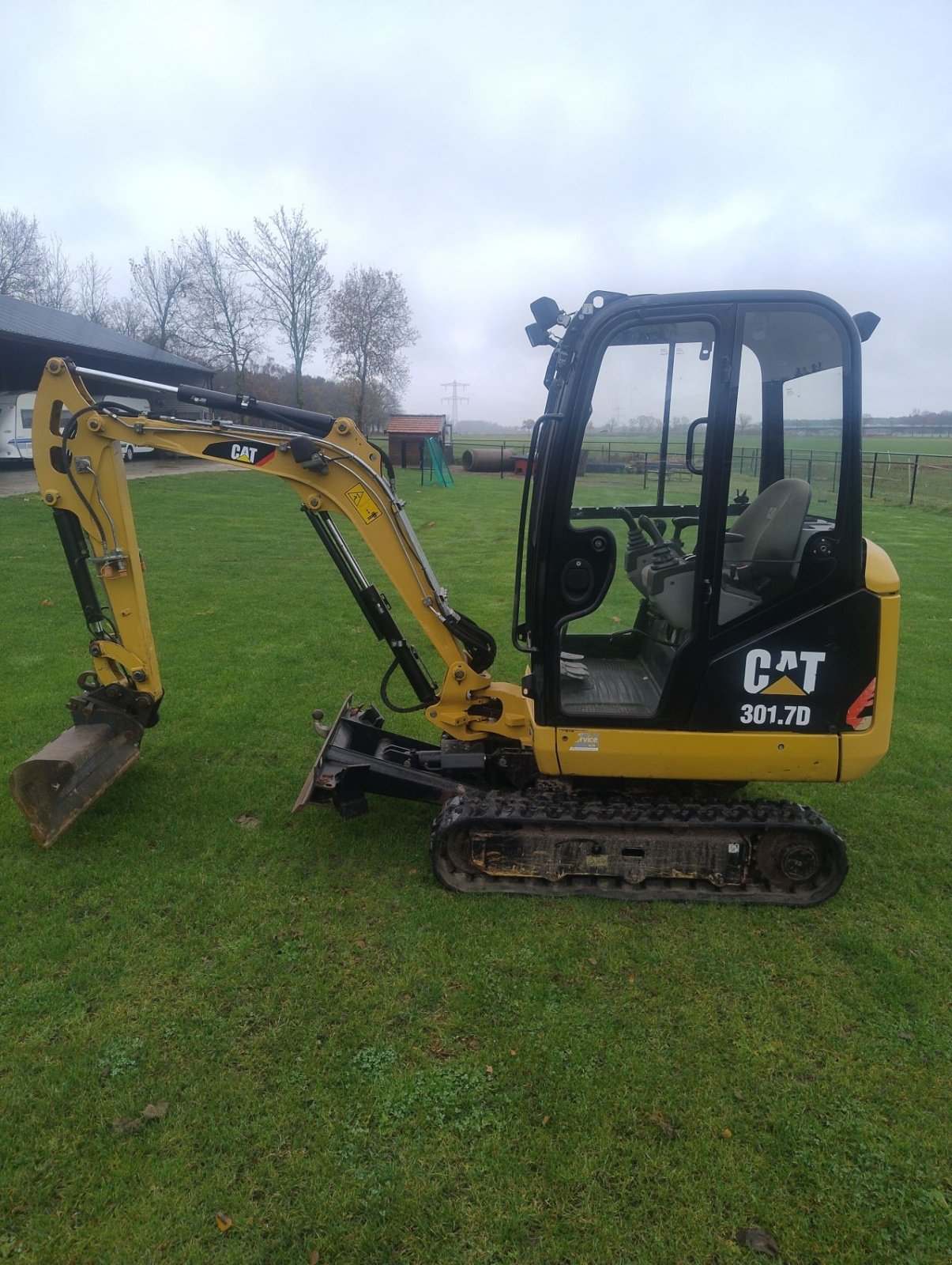Minibagger типа Caterpillar 301.7 D, Gebrauchtmaschine в Veldhoven (Фотография 8)