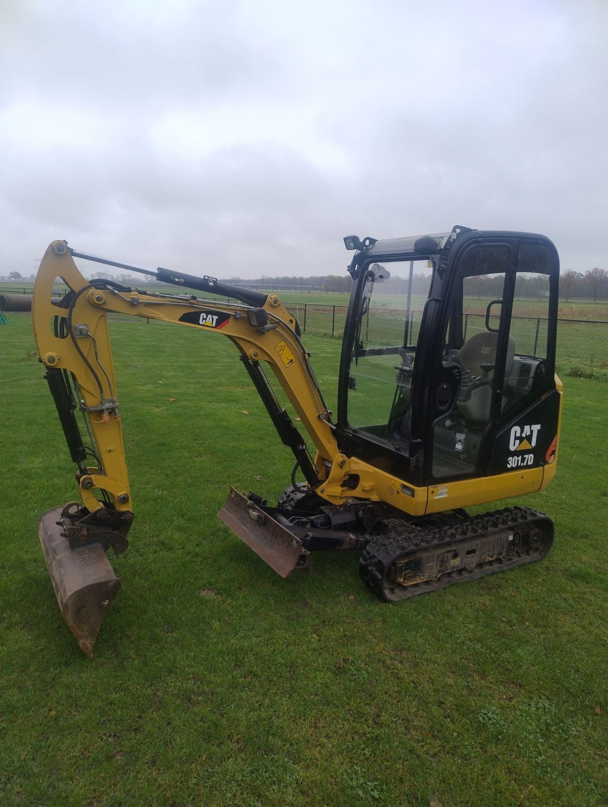Minibagger типа Caterpillar 301.7 D, Gebrauchtmaschine в Veldhoven (Фотография 3)