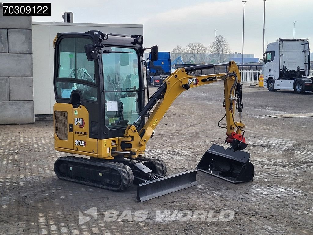 Minibagger typu Caterpillar 301.8, Gebrauchtmaschine w Veghel (Zdjęcie 10)