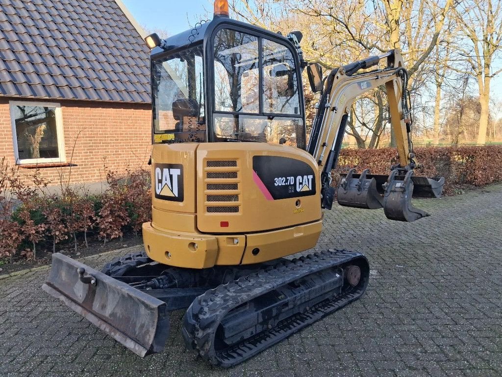 Minibagger типа Caterpillar 302.7D minigraver 3bakjes, Gebrauchtmaschine в Lunteren (Фотография 3)