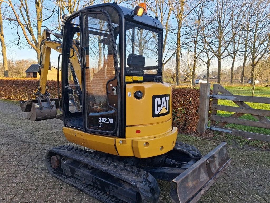 Minibagger типа Caterpillar 302.7D minigraver 3bakjes, Gebrauchtmaschine в Lunteren (Фотография 2)