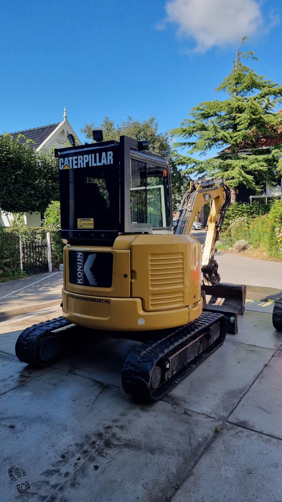 Minibagger van het type Caterpillar 303.5E CR, Gebrauchtmaschine in Assendelft (Foto 5)