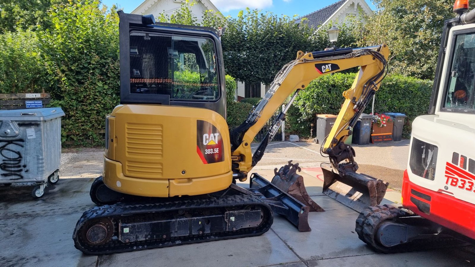 Minibagger van het type Caterpillar 303.5E CR, Gebrauchtmaschine in Assendelft (Foto 7)