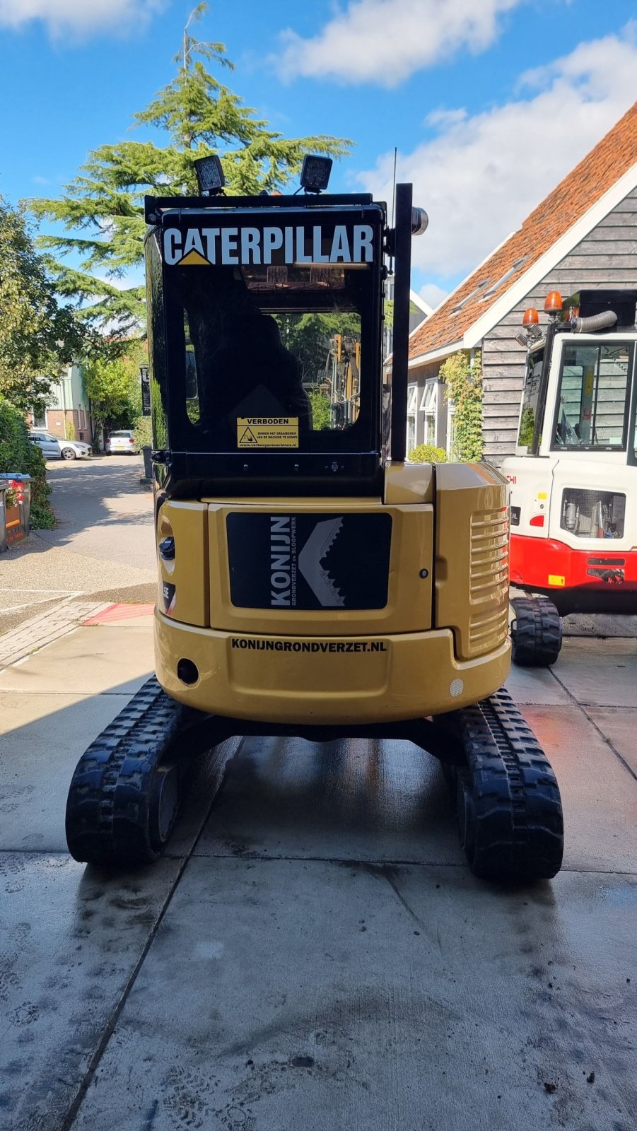Minibagger van het type Caterpillar 303.5E CR, Gebrauchtmaschine in Assendelft (Foto 4)